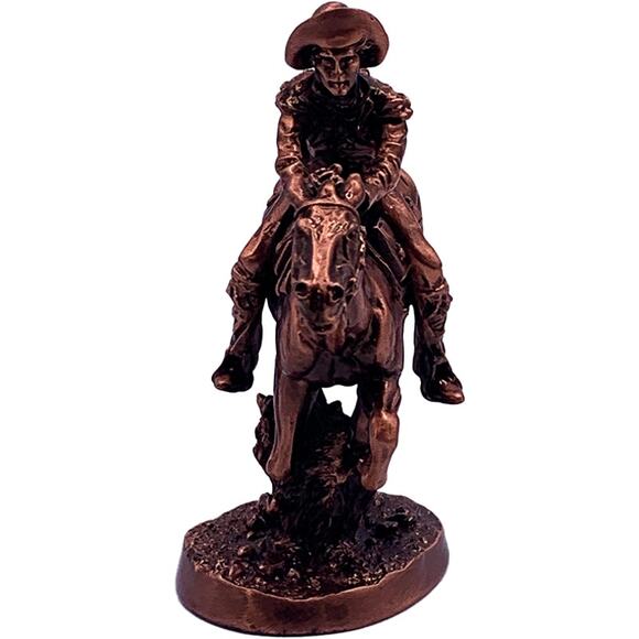 Hallmark Keepsake 1998 Pony Express Rider Old West Christmas Ornament in Box - Picture 5 of 6